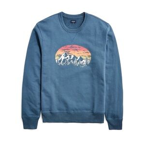 SOLD! J.Crew Factory Sunset Mountain Sweatshirt Men’s M